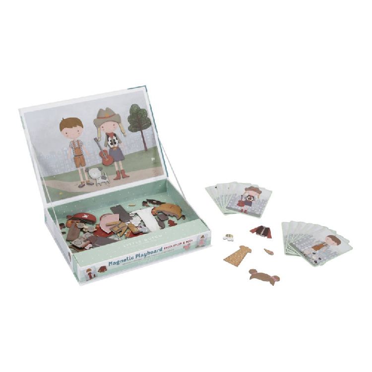 LITTLE DUTCH Jim & Rosa magnetisch speelbord