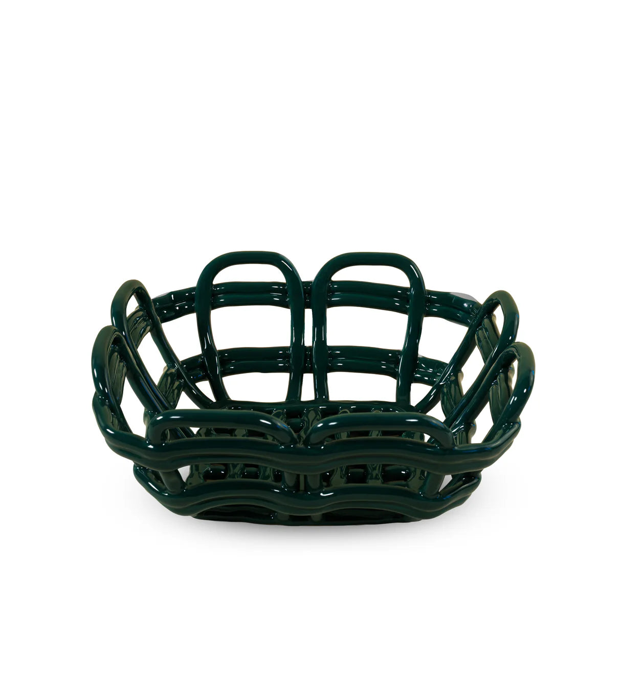 WD Mandje stoneware - green