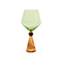 WD Gin & Tonic glas diamand-affect base - orange/green