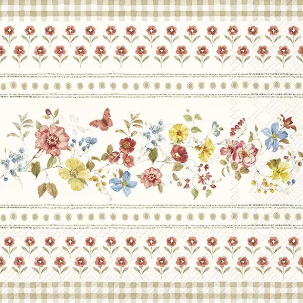IHR Servetten 25x25cm - countryside cream   4084802960