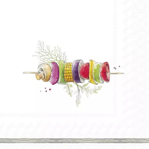 IHR Servetten 33x33cm - veggie love   4101001000
