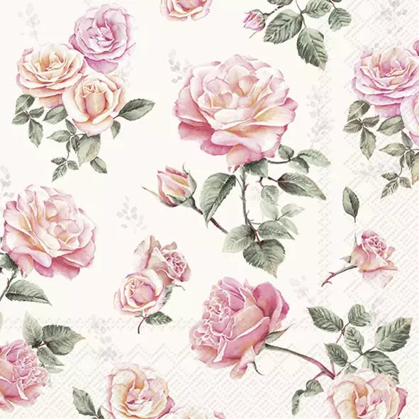 IHR Servetten 25x25cm - beth cream   4103602660