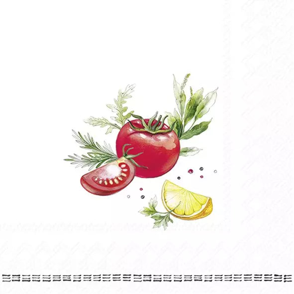 IHR Servetten 33x33cm - fresh tomatoes   4104801800