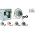 Mini ventilator metaal USB - 15cm - ass.   (prijs per stuk)