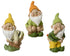 Gnoom polyresin - 12x15x27cm - groen ass. (prijs per stuk)