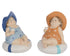 Deco figuur meisje zittend - 11,5x12x14cm - ass. (prijs per stuk)