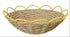 Mand papier - S 38x10cm - naturel/ geel