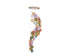 Windmobiel capiz schelpen - 14,5x62cm - multi