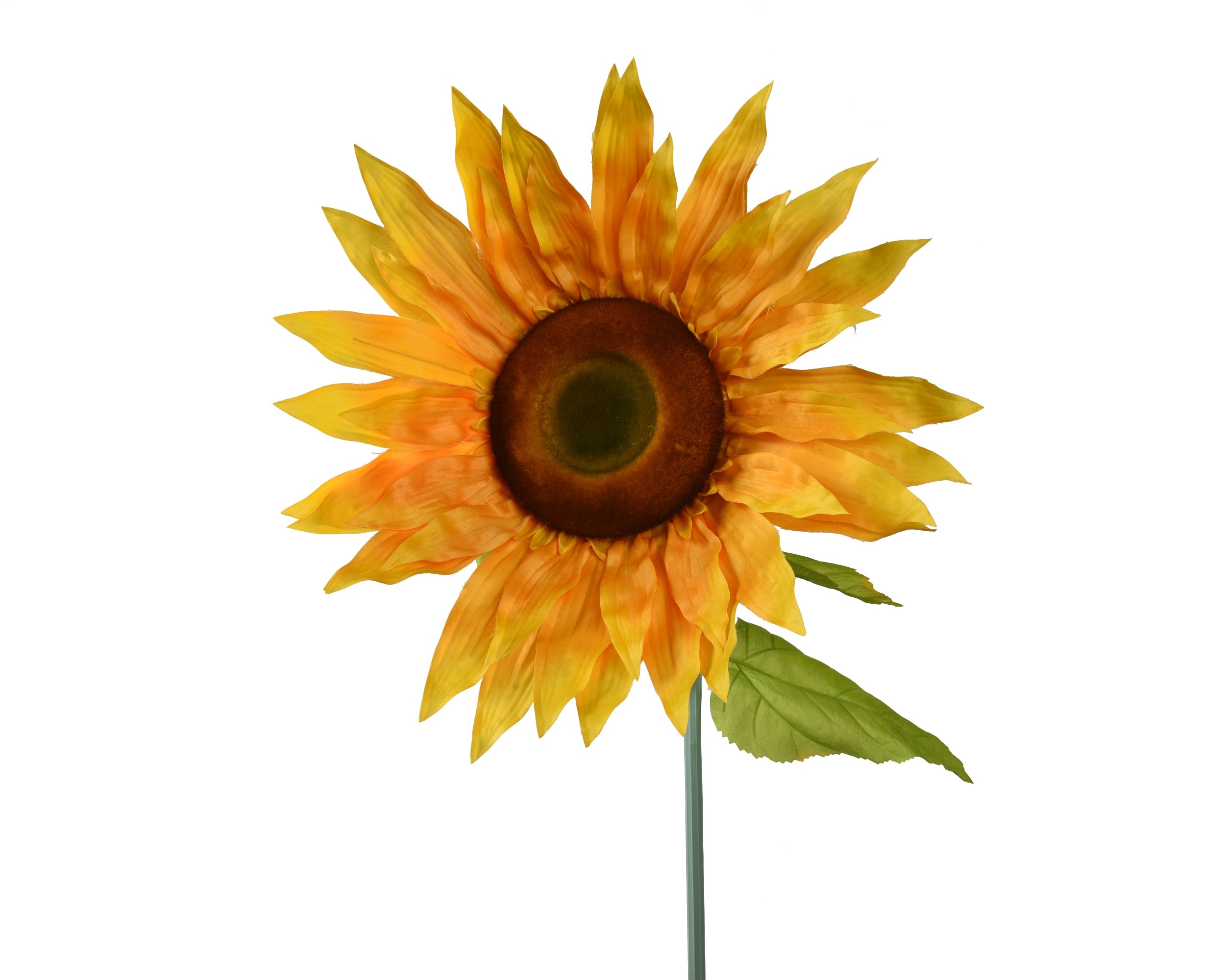 Zonnebloem polyester - 45x110cm - geel