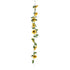 Bloemenslinger polyester zonnebloemen - 18x150cm - geel