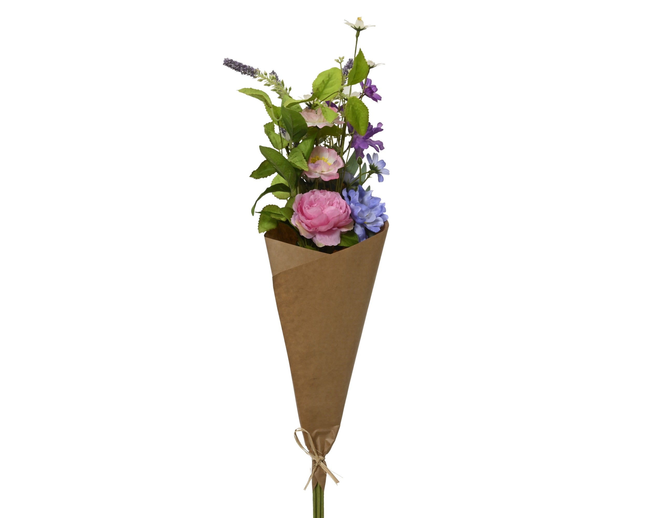 Boeket polyester - 20x13x70cm - lila/multi