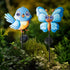 Solarverlichting vogel & vlinder outdoor - 10,5x19x78cm - ass.
