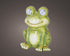 Solarverlichting kikker outdoor - 17,2x20x24,5cm - groen