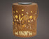 Solarverlichting lantaarn outdoor - 14x18cm - roestbruin