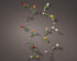 LED lichtslinger tulpen outdoor - 150cm 16L - multi/warm wit (prijs per stuk)