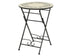Athens bistrotafel staal outdoor mozaiek - 58x76cm - zwart/ multi