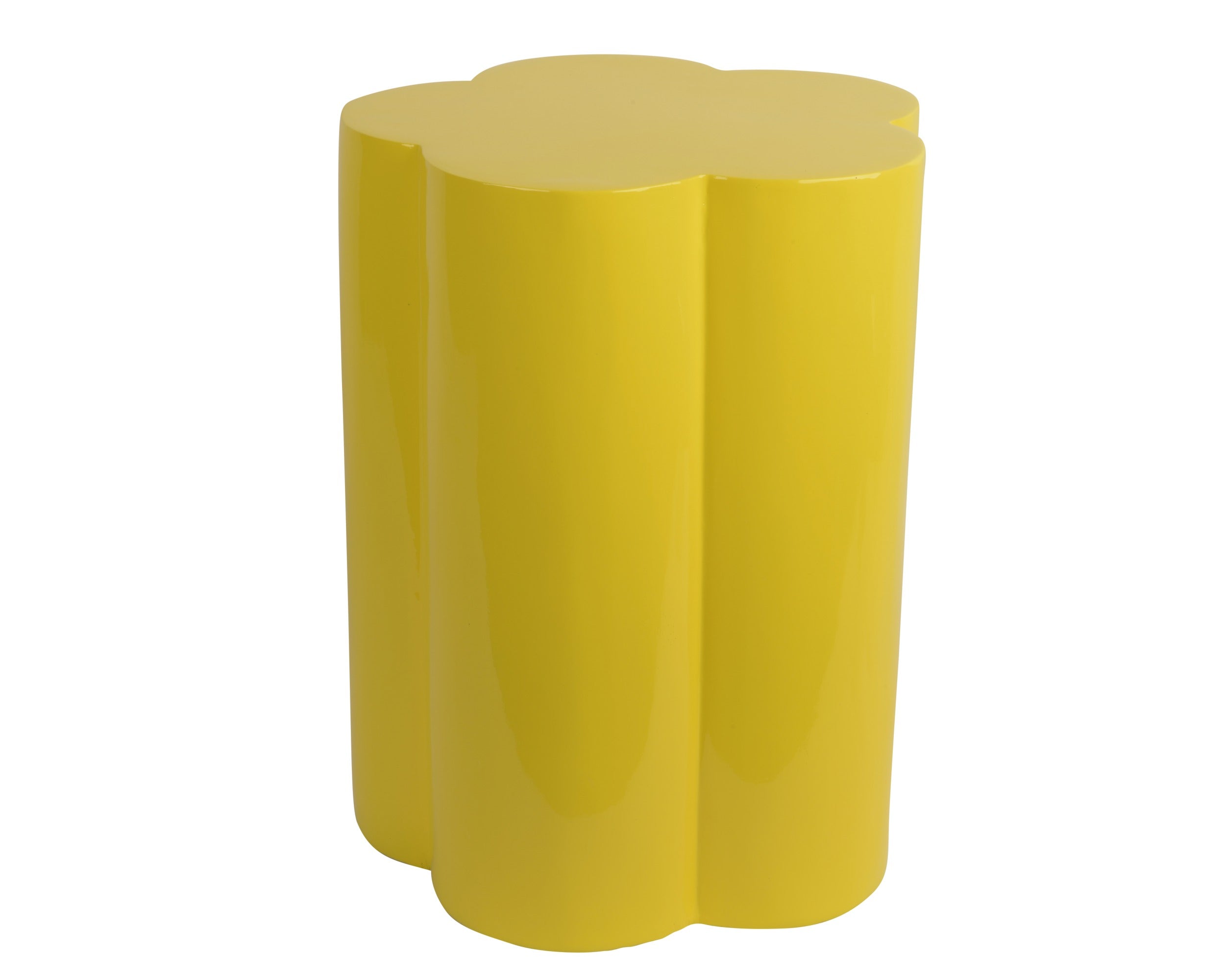 Bijzettafel magnesium outdoor - 34x45cm - geel