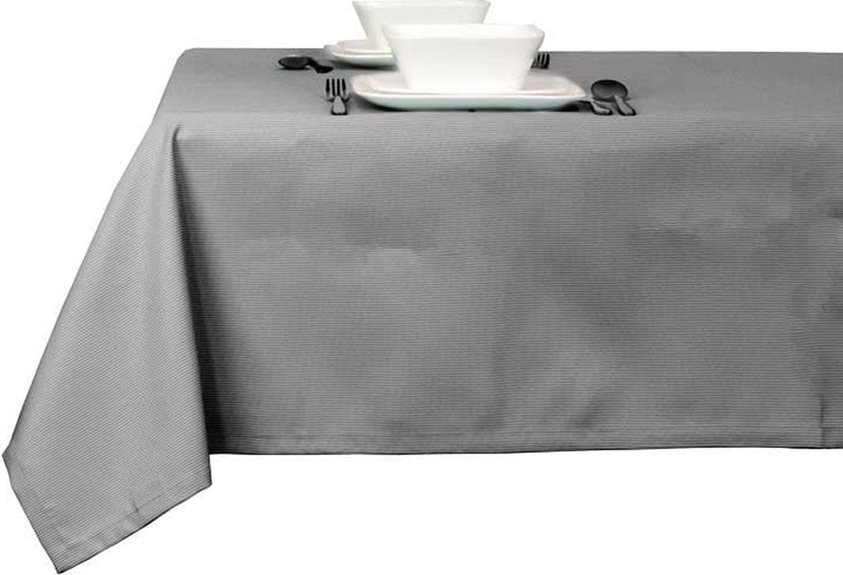 UNIQUE Bliss tafelkleed outdoor - 140x200cm - dark grey 412032