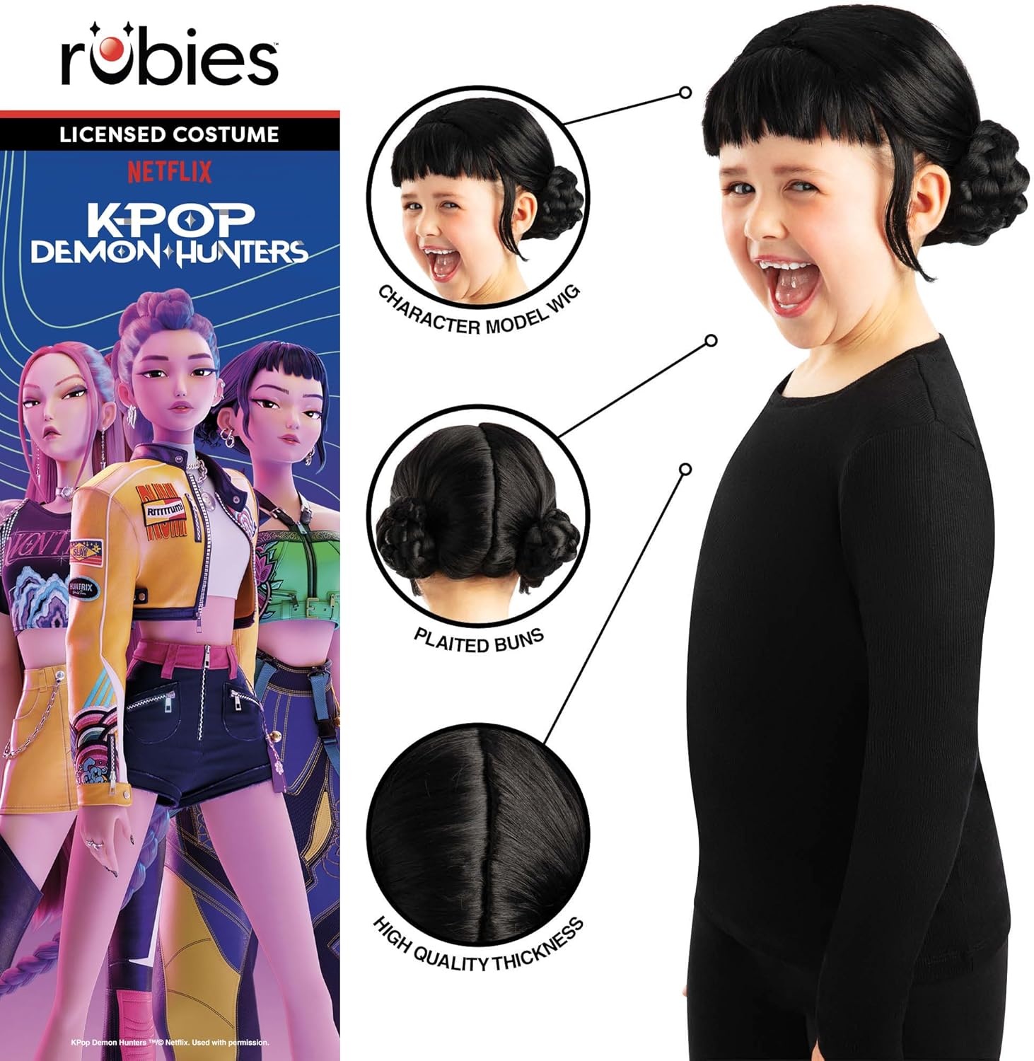 RUBIES Kpop pruik - Zoey