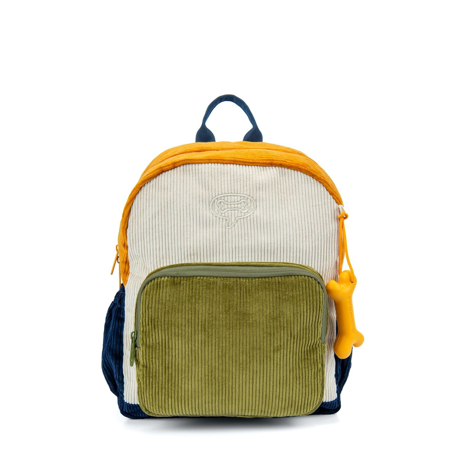 STONES&BONES Ash rugzak - Corduroy khaki + ocre