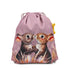 STONES&BONES Hazel 4.0 gymtas - Twilight bunnies lilac