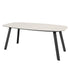 4SEASONS Manolo eettafel - 240x103cm - keramiek blad/ alu onderstel antraciet
