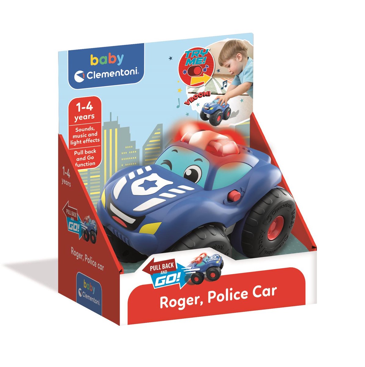 CLEMENTONI Stunt wheels - police car