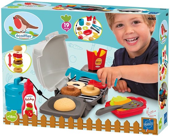 ECOIFFIER Burger barbecue - speelset