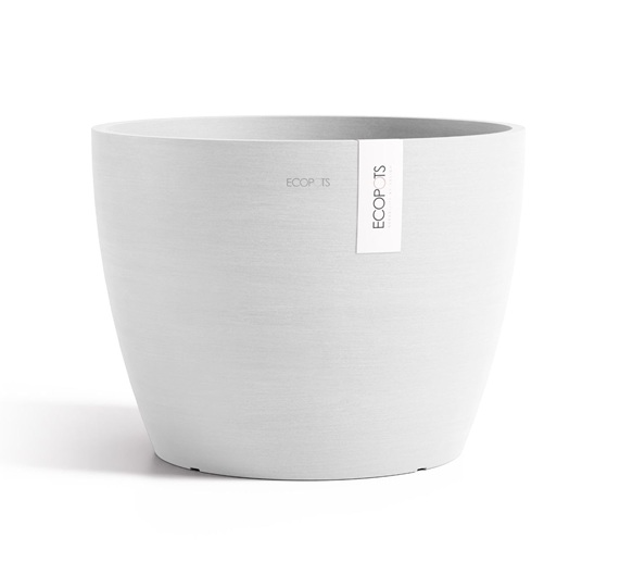 Ecopots Bloempot Stockholm 40cm - Pure White
