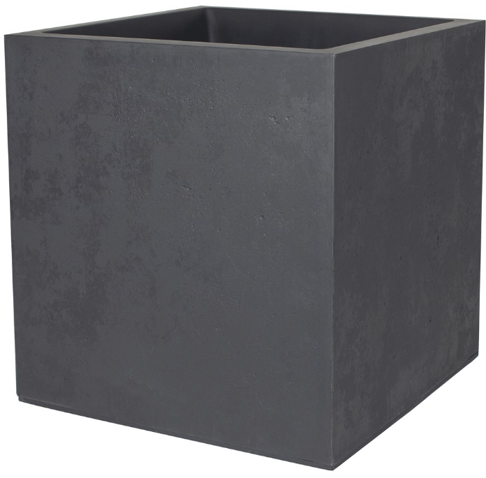 EDA Basalt bloembak vierkant - 39.5x43.5cm - antraciet -