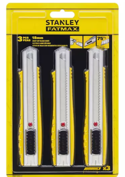 STANLEY Fatmax afbreekmessen - 3st