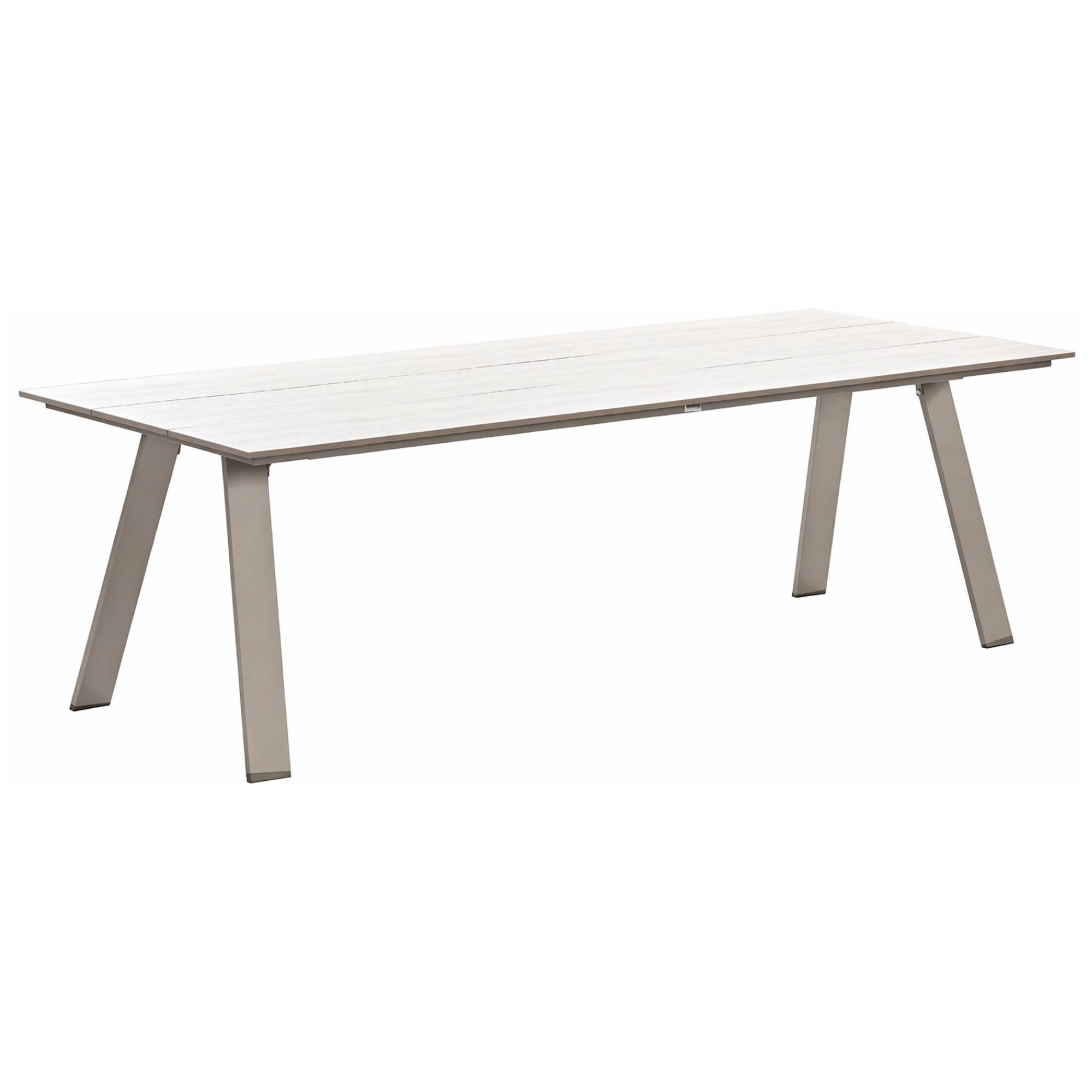 GARDEN IMPRESSIONS Nevada tuintafel - 240x100cm - taupe/ l. teak vironwood