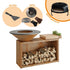 OFYR Island Corten Teak Wood 85