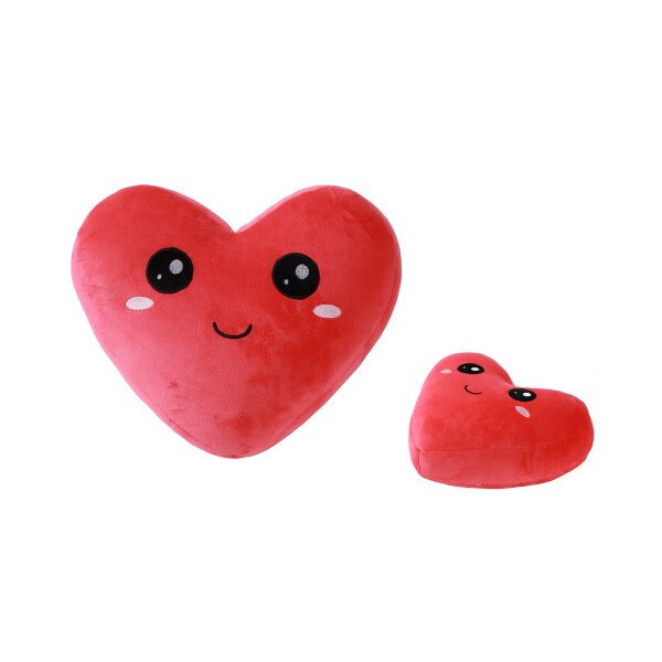 I-TOTAL Follow your heart kussen - hart rood