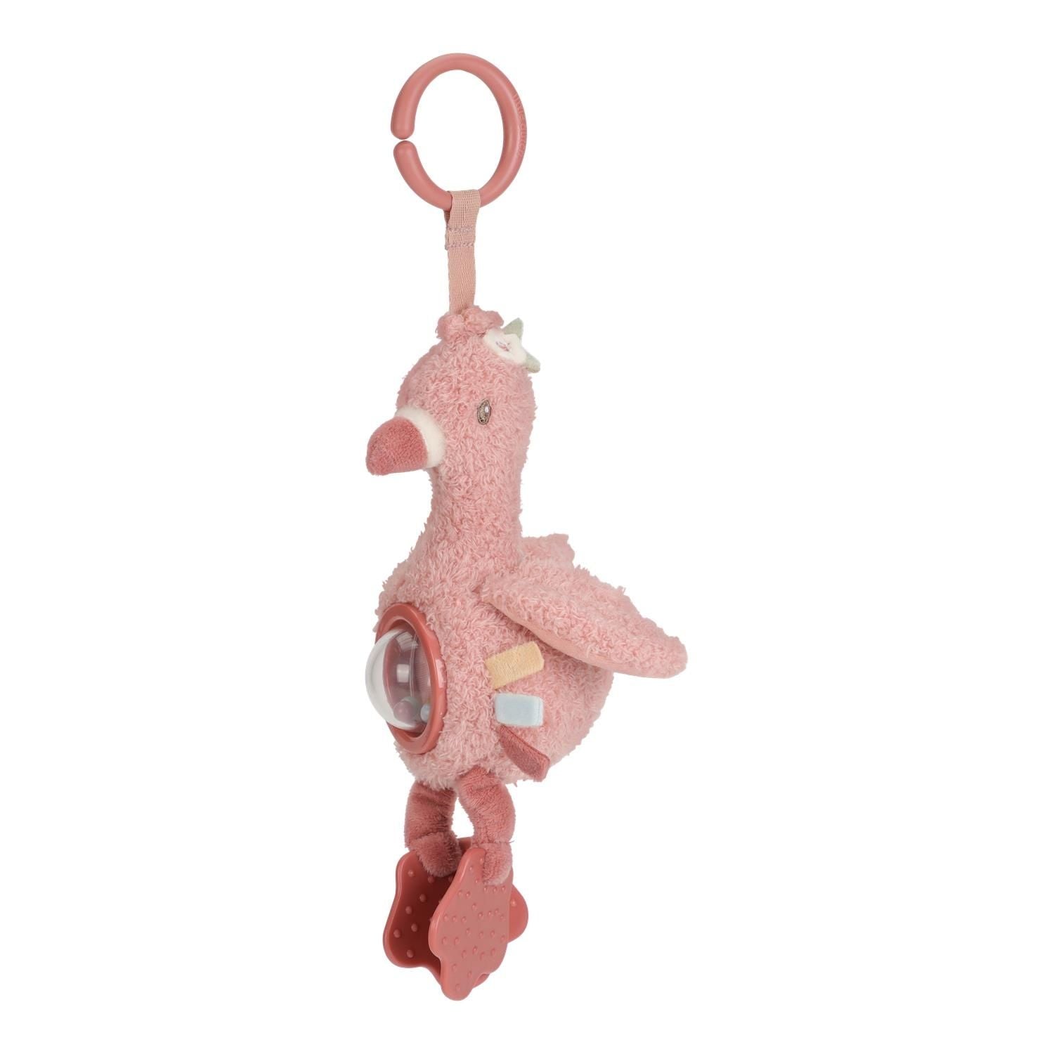 LITTLE DUTCH Safari Friends activiteitenhanger flamingo
