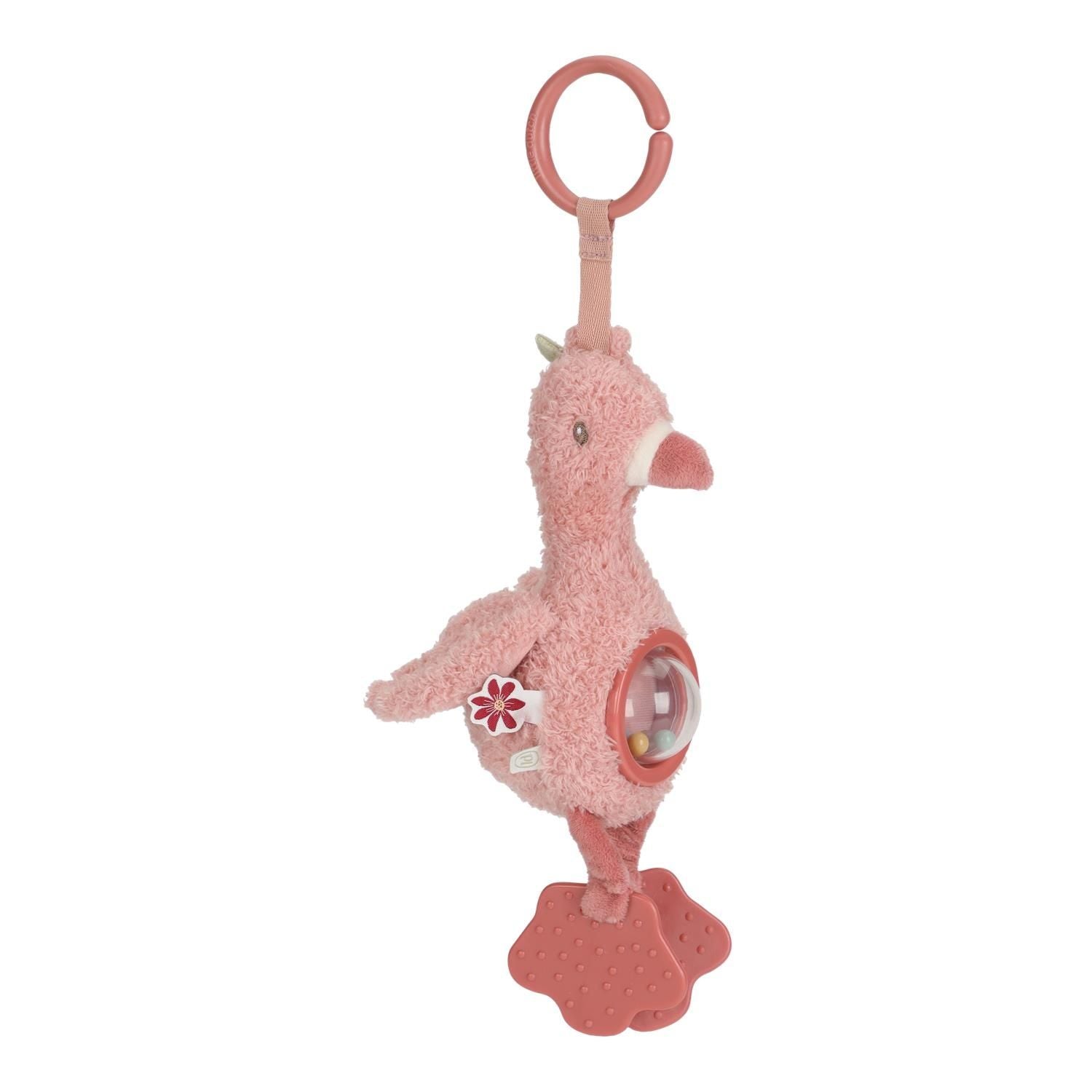 LITTLE DUTCH Safari Friends activiteitenhanger flamingo