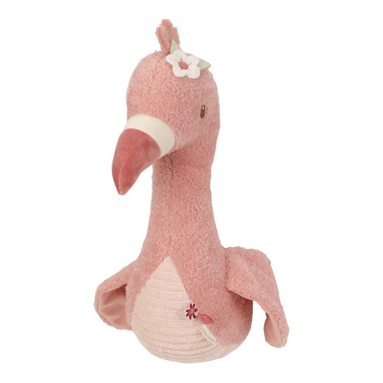 LITTLE DUTCH Safari Friends dierenkop flamingo - roze