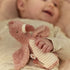 LITTLE DUTCH Safari Friends knijpspeeltje rammel flamingo - roze
