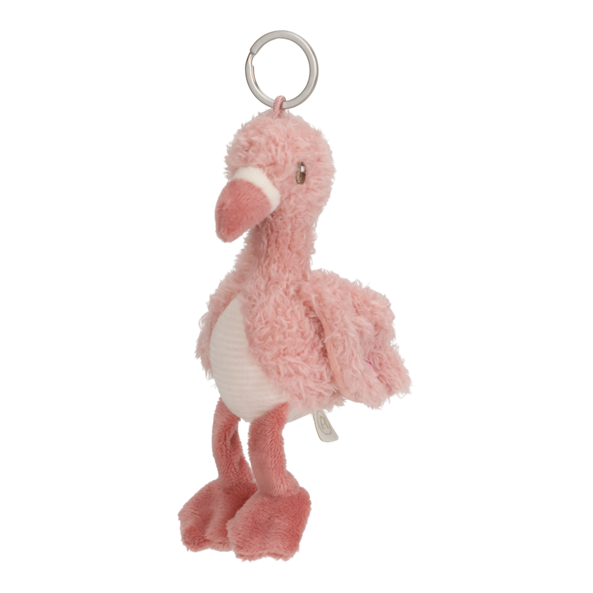 LITTLE DUTCH Safari Friends sleutelhanger flamingo - roze