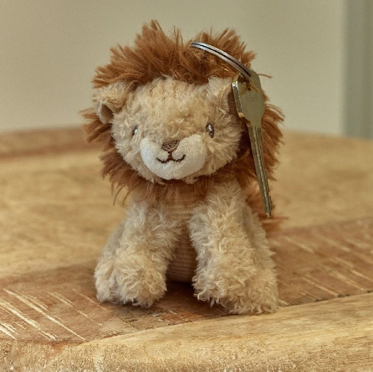 LITTLE DUTCH Safari Friends sleutelhanger leeuw - geel