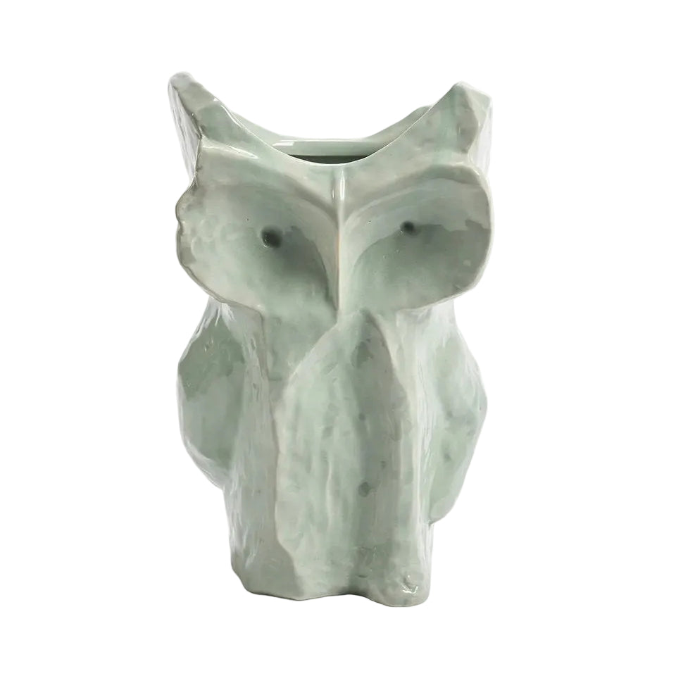 MARNI OWL vaas - L - lichtblauw