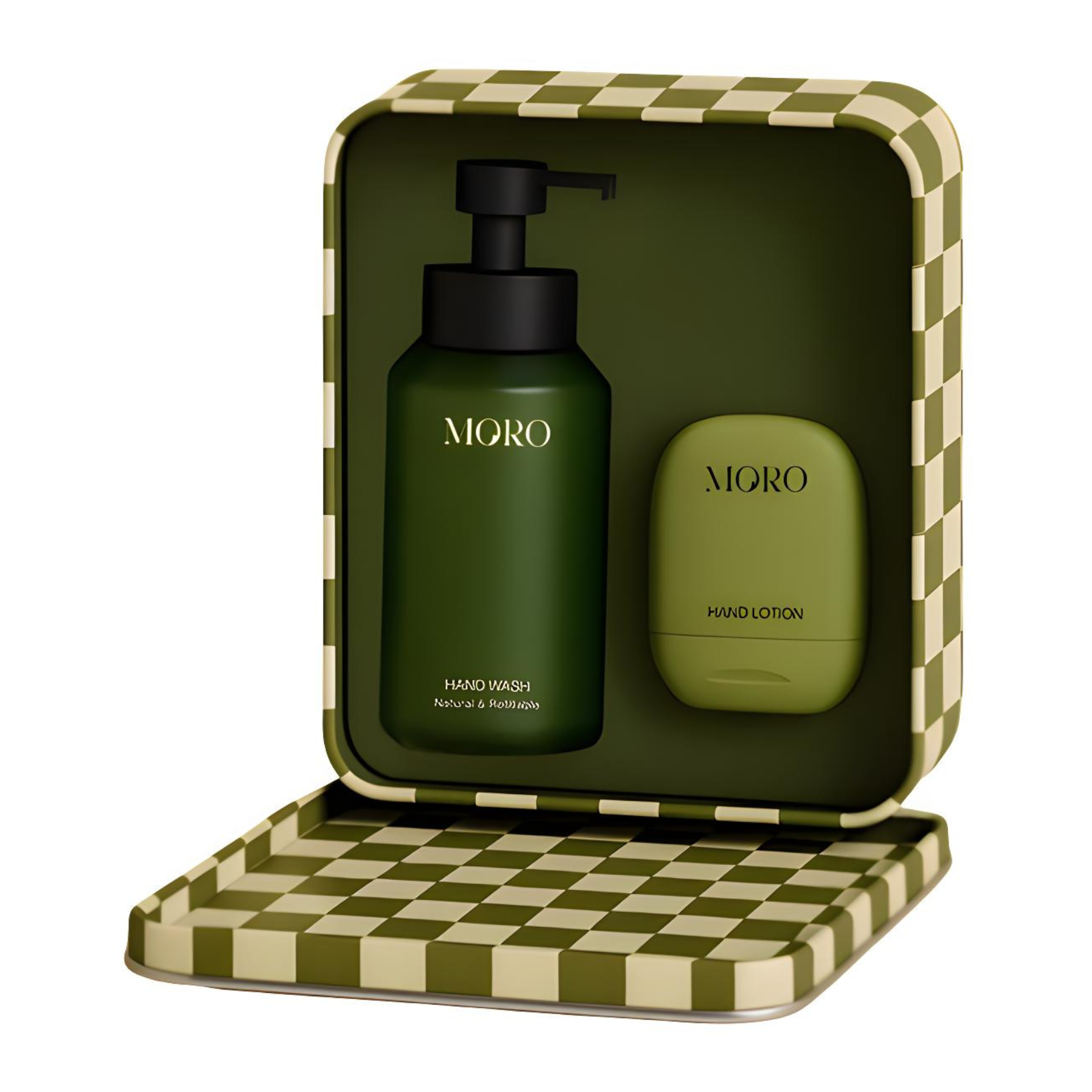 MORO Hydrating duo set - olive green - lemongrass