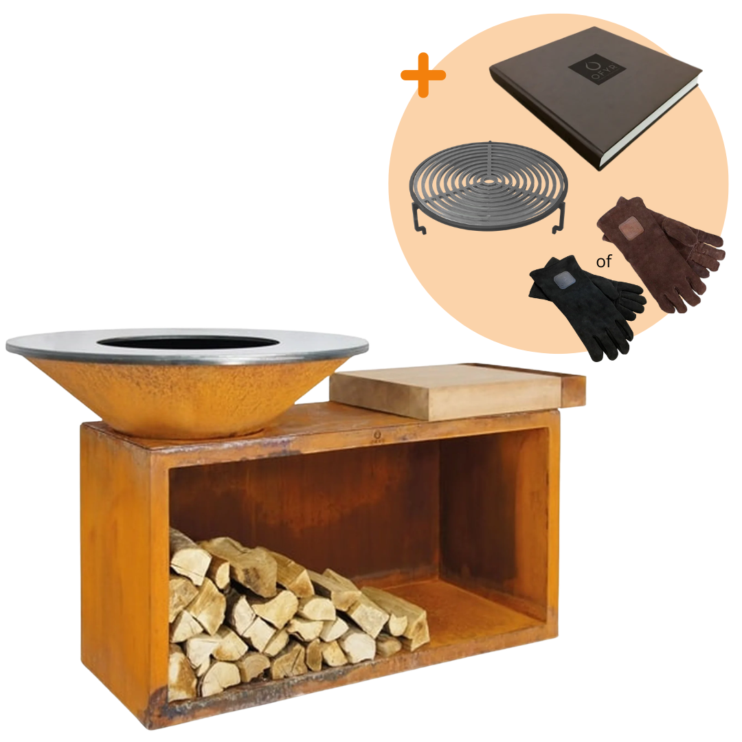 OFYR Island Corten Teak Wood 100