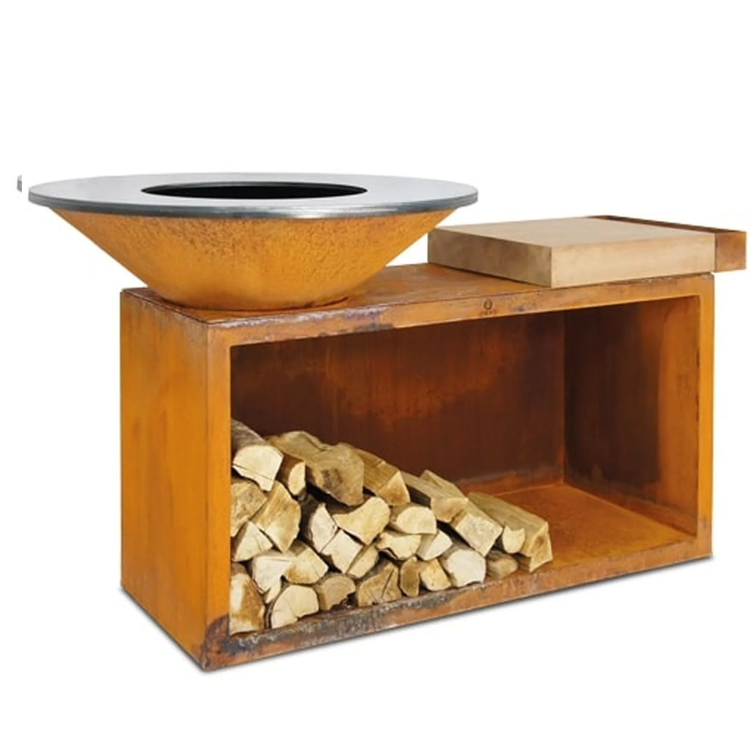 OFYR Island Corten Teak Wood 100