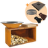 OFYR Island Corten Teak Wood 100