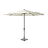 PLATINUM Riva parasol - dia 4m - ecru/ antraciet mast excl. voet