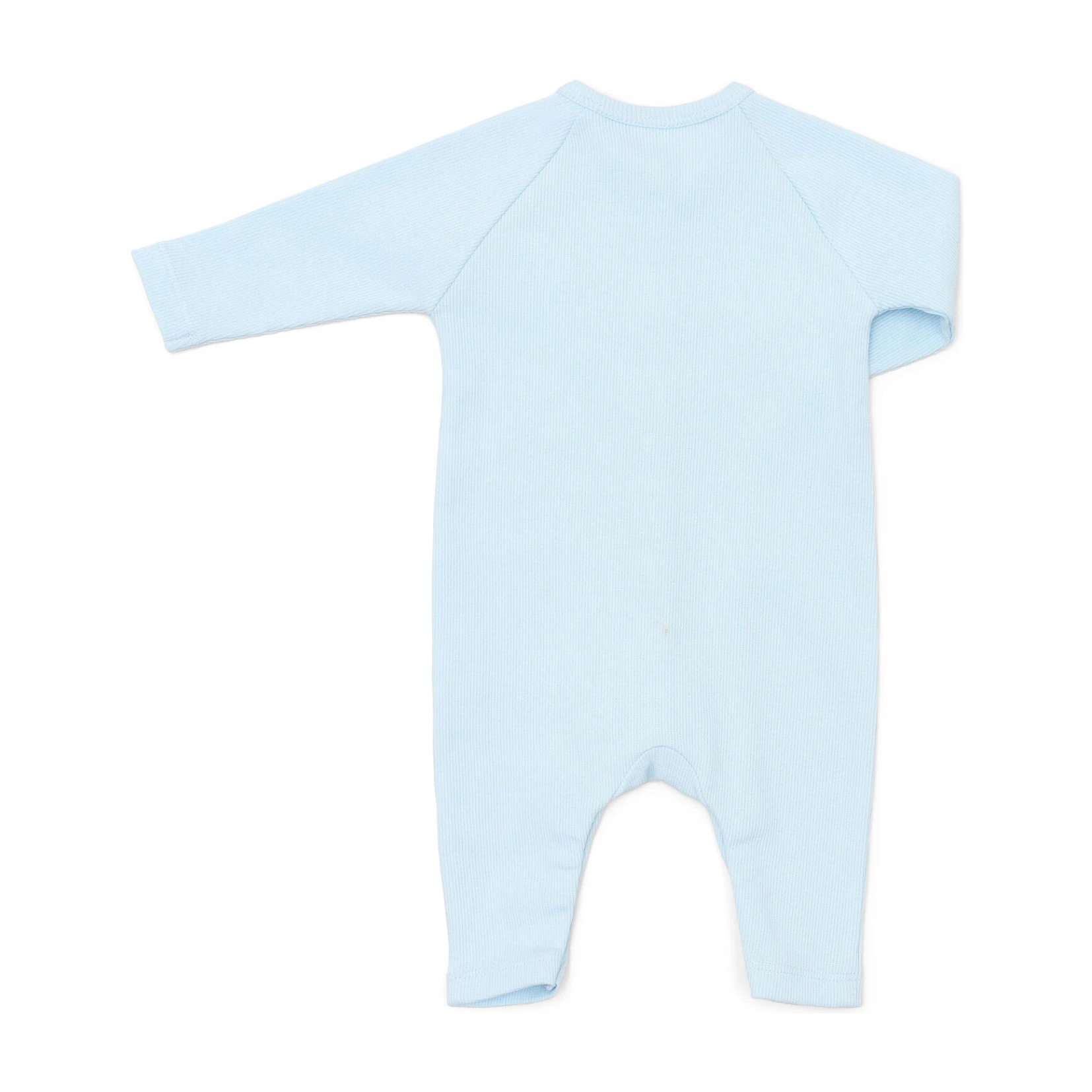 POETREE Ollie babypakje 2 x 2 rib - baby blauw - 62