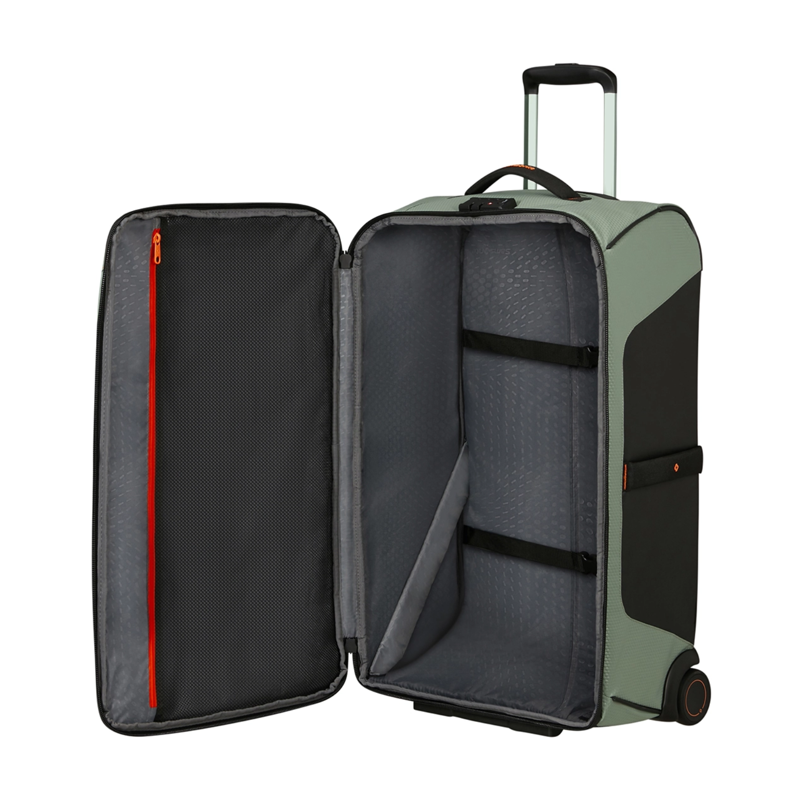 SAMSONITE ECODIVER duffle / reistas met wielen - light sage