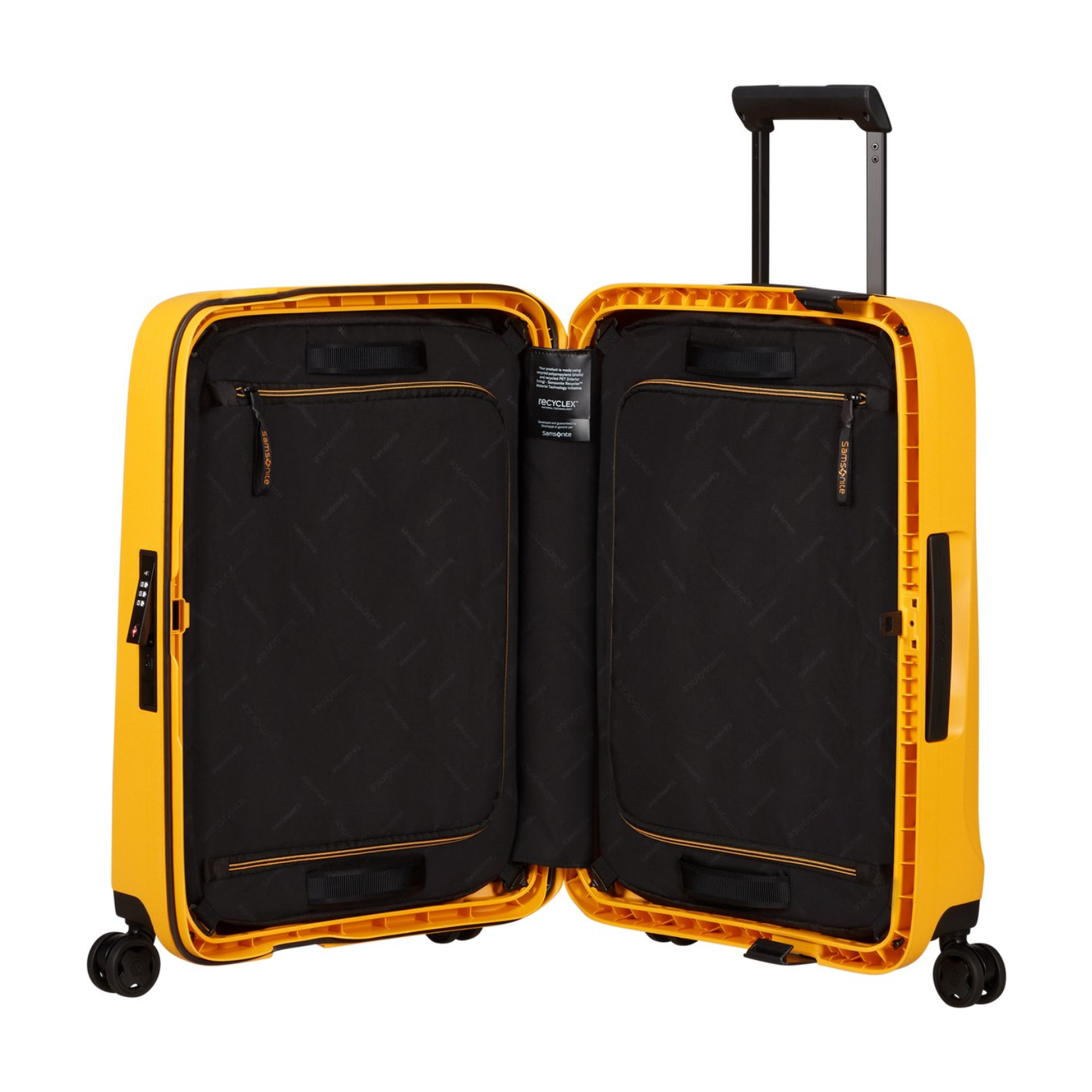 SAMSONITE ESSENS spinner reiskoffer - radiant geel