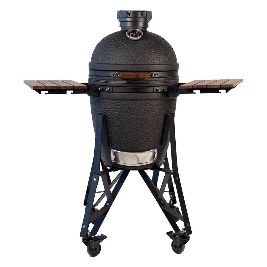 THE BASTARD Urban - Large compleet kamado BBQ dia 57cm H127cm - mat zwart